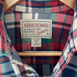 Vintage Abercrombie Flannel Burton Down.  Men’s Medium.